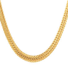 Collare Snake Chain Necklace For Men 6mm Silver Gold Black Rose Gold 18-32inch Rope Chain Link Men Hip Hop Jewelry N550 2024 - buy cheap