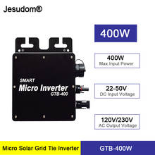 Microinversor de red MPPT, 400W, con comunicación, monitoreo WIFI, 120V, 230V, DC/AC, convertidor Solar inteligente, 22-50V, resistente al agua 2024 - compra barato