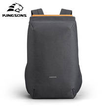 Kingsons-mochila impermeable con carga USB para niños, morral escolar antirrobo para ordenador portátil de 2020 pulgadas, 15,6 2024 - compra barato