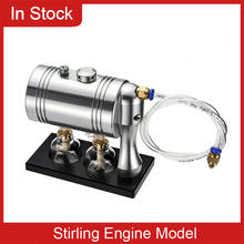 In Stock Full Metal Startable Steam Engine Model Engine Retro with Heating Boiler K-005 Large Boiler Model 2024 - buy cheap
