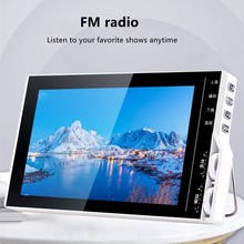 Portable 7 Inch HD Video Machine Stereo Speaker FM Radio TF Card USB Player MP3 Charging Audio E-book Music Play Tempered Screen 2024 - buy cheap