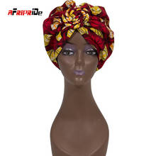 2020 já fez gravata de cabeça africana para mulheres, lenços de meninas nigerianas, envoltório de cabeça de algodão puro e bonito, turbante de casamento wybformas 2024 - compre barato