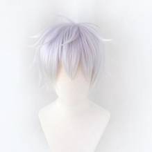 Karasuno Sugawara Koushi Gray Short Wig Cosplay Costume Haikyuu Heat Resistant  Hair Haikiyu Wigs 2024 - buy cheap