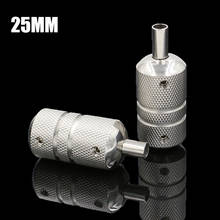 25mm 22mm Tattoo Stainless Steel Grip With Back Stem Tattoo Grips Supply for Tattoo Machine Needles Tips 2024 - buy cheap