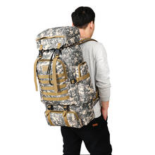 Mochila táctica Molle Camo impermeable de 80L, mochila militar del ejército, senderismo, Camping, mochila de viaje, bolsa de escalada para deportes al aire libre 2024 - compra barato