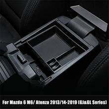 Capa descanso de braço para carro mazda, acessório central de armazenamento com console e suporte para mazda 3 6 axela atenza drive cx5 10x cx8 cx9 2024 - compre barato