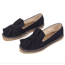 YAERNI 2019 spring new fashion simple solid color casual canvas shoes women bow decoration comfortable versatile flat shoes. 2024 - buy cheap