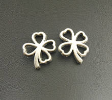 30 pcs  Silver Color 4 Leaf Clover Charms DIY Metal Bracelet Necklace Jewelry Findings A932 2024 - buy cheap
