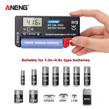 ANENG AN-168 POR цифровой тестер батареи 18650  аккумулятора электронная нагрузка индикатор заряда чекер проверка батареек емкости батареи power battery supply tester измеритель ёмкости аккумулятора ЖК-дисплей проверка 2024 - купить недорого