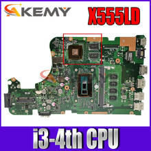 Akemy X555LD Laptop motherboard for ASUS X555LD X555LP X555LA onboard mainboard 4G-RAM i3-4th GT820M 2024 - buy cheap