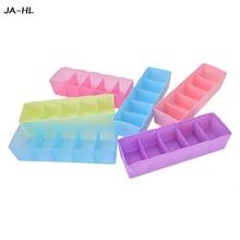 Underwear Socks Bra Ties Organizer Multi-function Desktop Drawer Clothing Storage Box Five Grid Storage Box 6 Colors 2024 - buy cheap