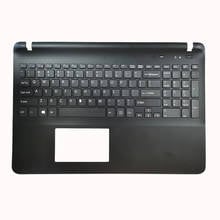 US Laptop keyboard for SONY SVF152A29W SVF1521GSAW SVF1532BCXW SVF1521GSAW SVF1532BCXW SVF151G13M SVF152A29M Palmrest cover 2024 - buy cheap