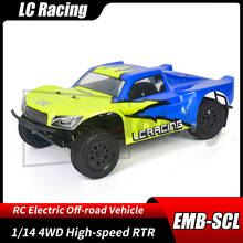 Carro de controle remoto, rc 1/14 4wd 2.4g lc de corrida elétrica escovado rtr, modelo de carro de alta velocidade, buggy, off-road, veículo adulto, brinquedo de menino 2024 - compre barato