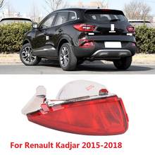 CAPQX 1pcs For Renault Kadjar 2015 2016 2017 2018 Rear Bumper Brake Light Reflector lamp Taillight Fog Light Foglight 2024 - buy cheap