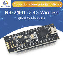 Rf-nano para Arduino Nano V3.0, placa Micro USB Nano ATmega328P QFN32 5V 16M CH340, integrada NRF24l01 + 2,4G inalámbrica 2024 - compra barato