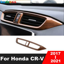 For Honda CR-V CRV 2017-2019 2020 2021 Wood Grain Car Center Console Air Vent Outlet Cover Trim Interior Molding Accessories 2024 - buy cheap