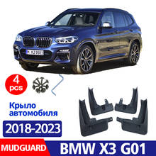 2018-2023 For BMW X3 G01 Mudguard Fender Mud Flap Guard Splash Mudflaps Guards Car Accessories Auto Styline Front Rear 4pcs 2024 - buy cheap