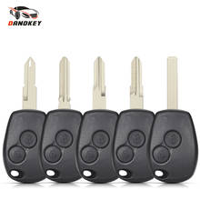 Dandkey Remote Key Shell For Renault Duster Clio DACIA 3 Twingo Logan Sandero Modus For Nissan 2 Buttons Car Alarm Key Case 2024 - buy cheap