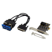 Convertidor de 4 puertos PCIE chip 17V354 RS422/485, adaptador de cuatro puertos DB9 serial RS232, tarjeta serial de expansión de comunicación industrial 2024 - compra barato