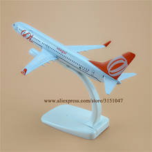 16cm Metal Alloy Plane Model Brazil Air GOL Airlines Boeing 737 B737 Airways Airplane Model w Stand Aircraft   Gift 2024 - buy cheap