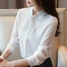 Blouses Woman 2021 Fashion Long Sleeve White Blouse Women Shirts Office Ladies Tops Chiffon Blouse Womens Tops And Blouses B949 2024 - buy cheap