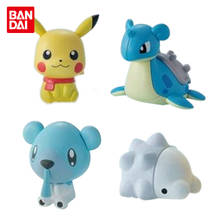 Bandai-figuras de acción de Pokémon, modelo de juguete de Pikachu, Cubchoo, Snom, Lapras 2024 - compra barato