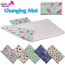 [Littles&Bloomz] Baby Portable Foldable Washable Compact Travel Nappy Diaper Changing Mat Waterproof Floor Change Play Mat 2024 - купить недорого