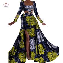 2021 Spring Afriac Dresses for Women Dashiki Floor-Length Patchwork Traditional Plus Size African Clothing Party Dress WY4474 2024 - buy cheap