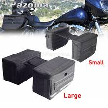 Club Style Saddlebag For Harley Sportster Dyna Softail Cafe Racer Moto Rear Side Luggage Storage Bag Motorcycle Saddle Tool Pack
