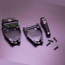 Conector macho de cableado OBD2, adaptador de enchufe, OBD2, EOBD, J1962 2024 - compra barato
