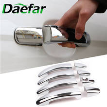 Daefar abs chrome guarnição maçaneta da porta capa para ford focus 2 3 4 st puxadores de porta de aço inoxidável etiqueta para foco mk3 mk4 2024 - compre barato