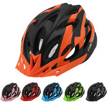 Integralmente-Molde casco de ciclismo con montaña Tailight Off-road seguridad en bicicleta casco extraíble Sun Viso adulto DH casco de bicicleta nuevo 2024 - compra barato
