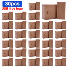 50pcs/lot Custom Logo Wood USB Flash Pen Drive 4GB 8GB 16GB 32GB Photography Gift Pendrive Memory Disk Flash Card Disk for gift 2024 - buy cheap