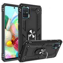 Funda magnética con soporte de anillo para móvil, carcasa militar para Samsung Galaxy A51, A71, 5G, A50S, A31, M31, A11, A01, A21S 2024 - compra barato