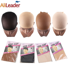 Alileader 2Pcs High Quality Wig Cap Brown Stocking Cap To Christmas Cosplay Wig Caps Stocking Elastic Liner Mesh For Making Wigs 2024 - buy cheap
