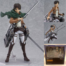 Attack on Titan Anime Figure Eren Jaeger Figma 207 PVC Action Figure Collection Model Toy 6inch Collection Best Gift Brinquedos 2024 - buy cheap