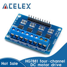 Placa de controlador de driver de motor de passo dc de 4 canais hg7881 para arduino 2024 - compre barato