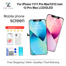 Pantalla LCD con digitalizador táctil 3D para iPhone 11, repuesto de pantalla para iPhone 11 Pro/11 Pro Max, tono verdadero, ID facial 2024 - compra barato