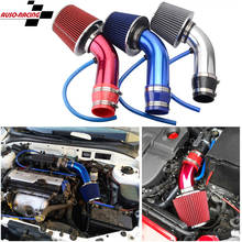 New 76mm Universal Car Racing Cold Air Intake System Turbo Induction Pipe Tube Kit Aluminum With Cone Air Filter Inlet 2024 - buy cheap