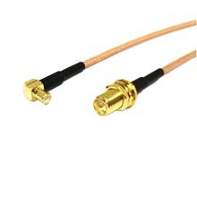 RP SMA Female  with Male Pin to MCX Male Right Angle Pigtail Cable RG316 15CM 6"  Wholesale Fast Ship 2024 - buy cheap