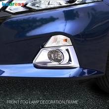 Para Nissan Altima 2019 2020 2021 Edição Um ABS Frente Chrome Fog Luz Tampa Da Lâmpada Guarnição Guarnições Moldura Estilo Do Carro Foglight 2pcs 2024 - compre barato