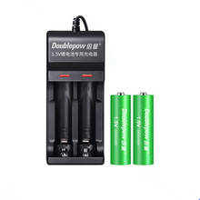 2PCS high power 3400mWh 1.5v AA rechargeable lithium battery microphone camera lithium battery + 2 slot USB smart charger 2024 - buy cheap