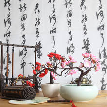 Flores artificiais de seda japão ameixa flores de cerejeira flores falsas flores sakura ramos de árvore casamento decoração do quarto casa 2024 - compre barato