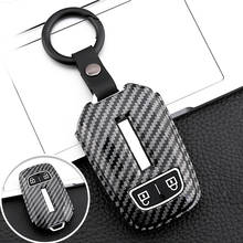 Carbon fiber Car Key Fob Cover Case For ISUZU D-MAX DMAX MUX Truck 2015 2017 2018 2020 Auto Smart Remote Keyless Protect Shell 2024 - buy cheap