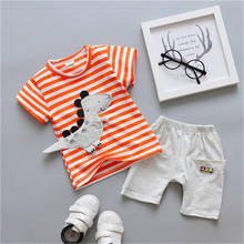 Baby boys clothes sets summer newborn cotton fashion tops+shorts 2pcs tracksuit for bebe boys toddler casual outfits clothing 2024 - buy cheap