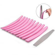 10 Pcs/Lot Double Side Nail Files Set for Manicure Professional Replaceable Pink Nail Files 100/180 Sandpaper DIY Pedicure Tools 2024 - buy cheap