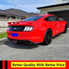 For Ford Mustang 2015 2016 2017 2018 High Quality ABS Material Primer Color Car Tail Wing Decoration Rear Trunk Spoiler 2024 - buy cheap