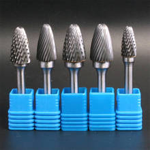 6pcs Head Tungsten Carbide Rotary file Tool Drill Milling Carving Bit Tools Point Burr Die Grinder Abrasive Tool Alloy head 2024 - buy cheap