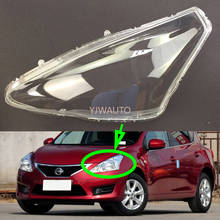 Headlight Lens For Nissan Tiida Versa 2011~2014 Headlamp Cover Car Glass Replacement Front Auto Shell Projector Lens 2024 - buy cheap
