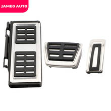 Jameo Auto AT MT автомобильные педали для Audi RSQ3 RS Q3 2020 2021 LHD аксессуары Автомобильная топливная Тормозная педаль защита педали 2024 - купить недорого